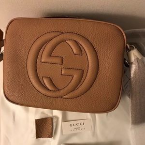 camel gucci bag